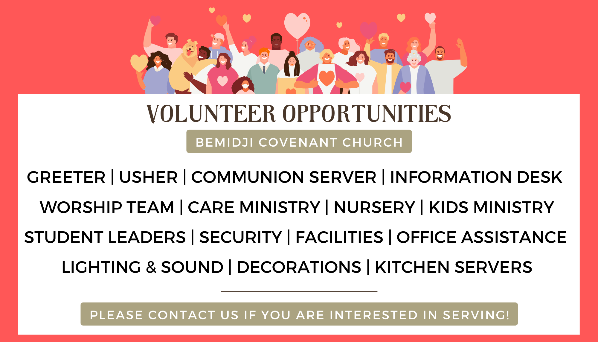 Volunteer Opportunities