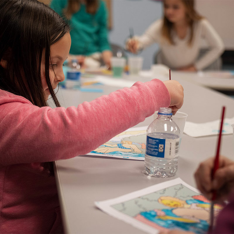 Kids Painting Church